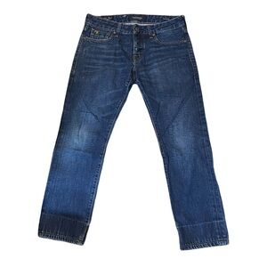 Scotch & Soda Ralston button fly women roll cuff jeans 28/30 natural whiskering